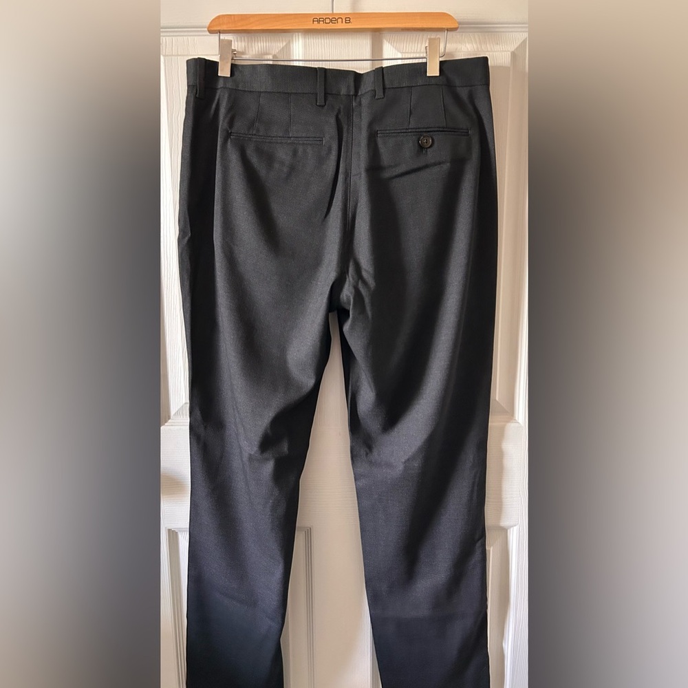 Ted Baker London Men’s Charcoal MMT-BEEZTRO Semi Plain Trousers Size 34R $175 - Picture 8 of 16